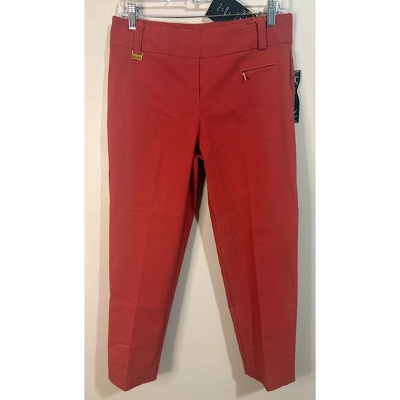 Zac & Rachel The Ultimate Fit Rust Pull On Dress Pants Petite Size 10 NWT - Picture 1 of 7